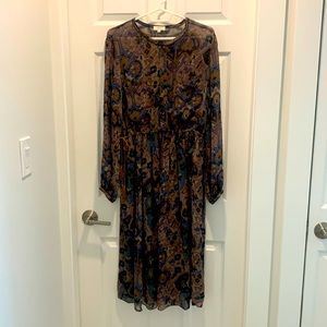 Wilfred silk pattern dress